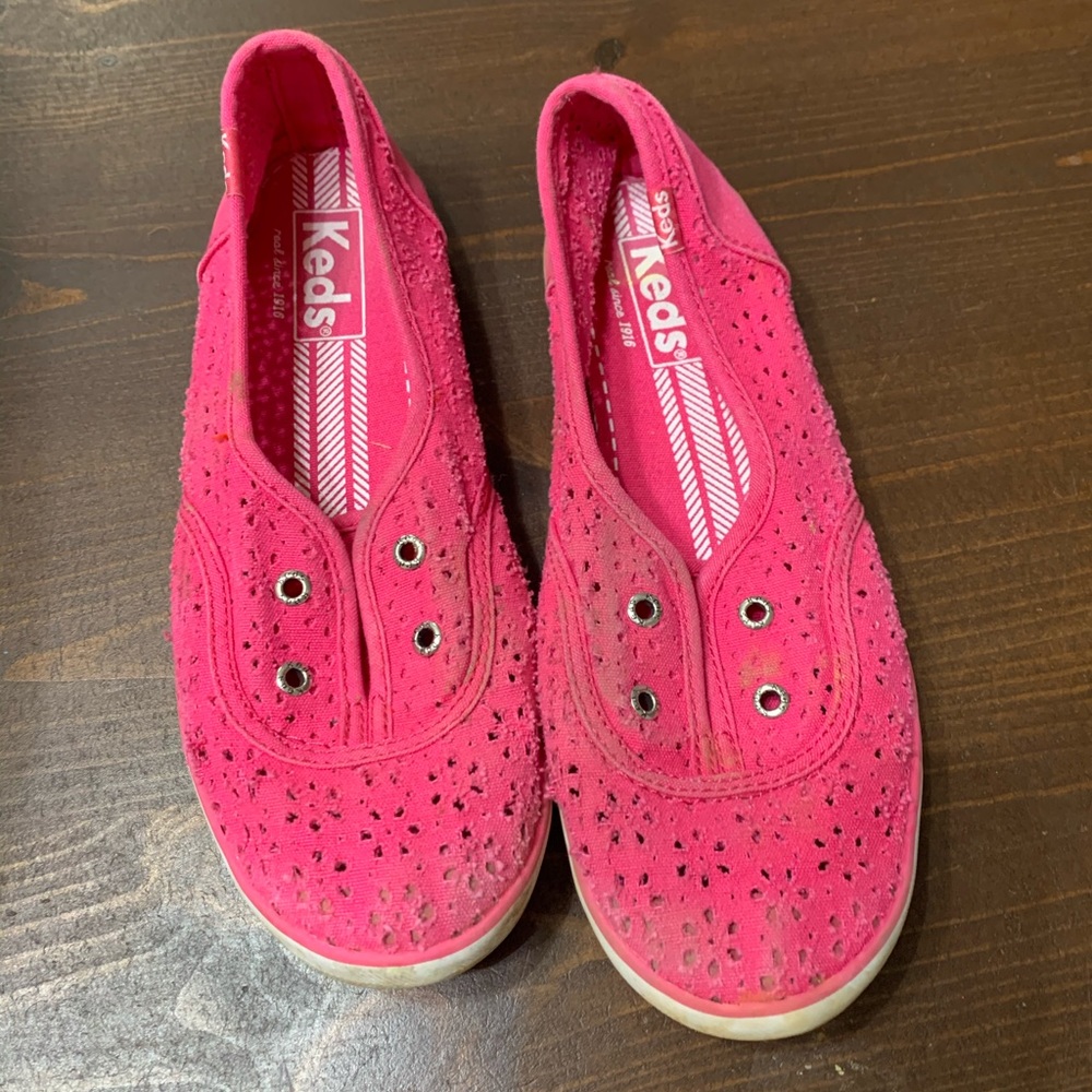 KEDS eyelet slip on shoes